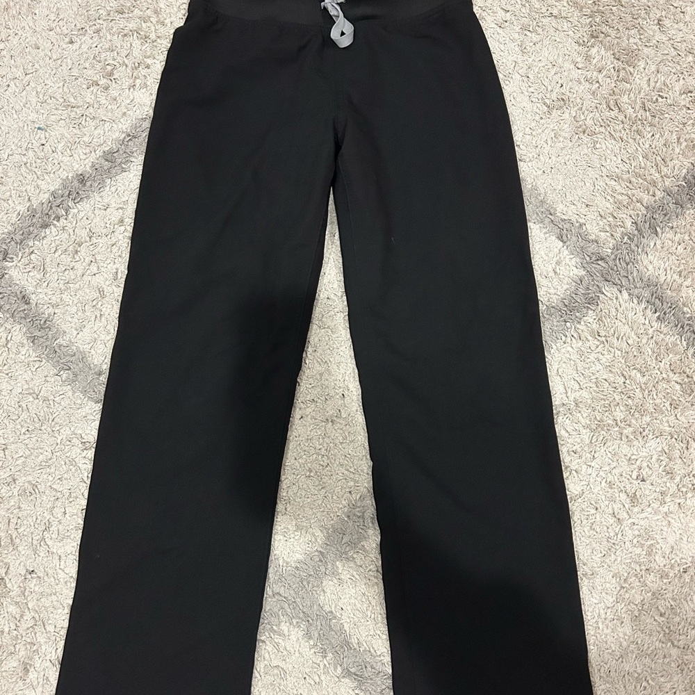 Black Figs Wide Leg Scrub Pants